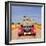 Meerkats in Car Waving-null-Framed Photographic Print