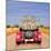 Meerkats in Car Waving-null-Mounted Photographic Print