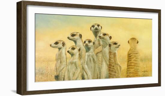 Meerkats-Henk Van Zanten-Framed Giclee Print