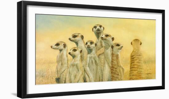 Meerkats-Henk Van Zanten-Framed Giclee Print