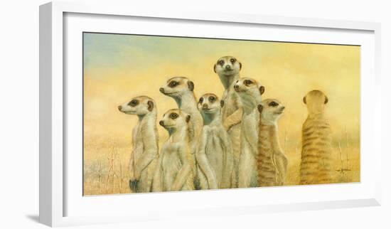 Meerkats-Henk Van Zanten-Framed Giclee Print