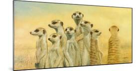 Meerkats-Henk Van Zanten-Mounted Giclee Print