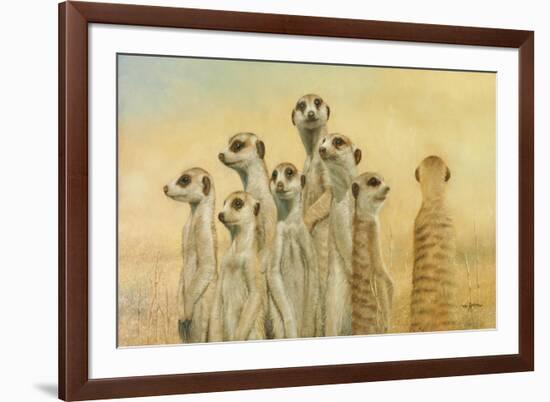 Meerkats-Henk Van Zanten-Framed Art Print