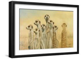 Meerkats-Henk Van Zanten-Framed Art Print