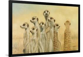 Meerkats-Henk Van Zanten-Framed Art Print