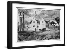 Meerlust Wine Farm, South Africa, 1931-null-Framed Giclee Print