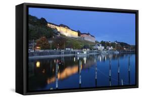 Meersburg Port-Markus Lange-Framed Stretched Canvas