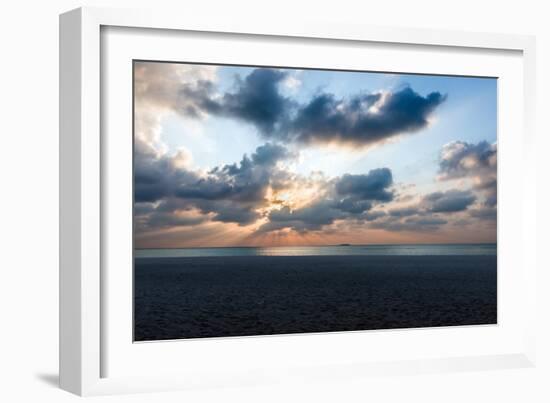 Meeru Island Sunset, Maldives-Claire Willans-Framed Photographic Print