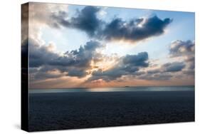 Meeru Island Sunset, Maldives-Claire Willans-Stretched Canvas