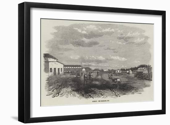 Meerut, the Barracks, Etc-null-Framed Giclee Print