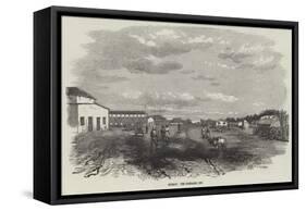 Meerut, the Barracks, Etc-null-Framed Stretched Canvas