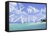 Meet me at the Beach-Susan Bryant-Framed Stretched Canvas