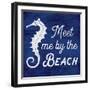 Meet Me By The Beach-Lula Bijoux-Framed Art Print