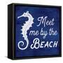 Meet Me By The Beach-Lula Bijoux-Framed Stretched Canvas