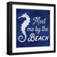 Meet Me By The Beach-Lula Bijoux-Framed Art Print