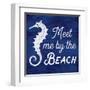 Meet Me By The Beach-Lula Bijoux-Framed Art Print