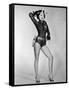 MEET ME IN LAS VEGAS, 1956 directed by ROY ROWLAND Cyd Charisse (b/w photo)-null-Framed Stretched Canvas