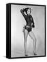 MEET ME IN LAS VEGAS, 1956 directed by ROY ROWLAND Cyd Charisse (b/w photo)-null-Framed Stretched Canvas