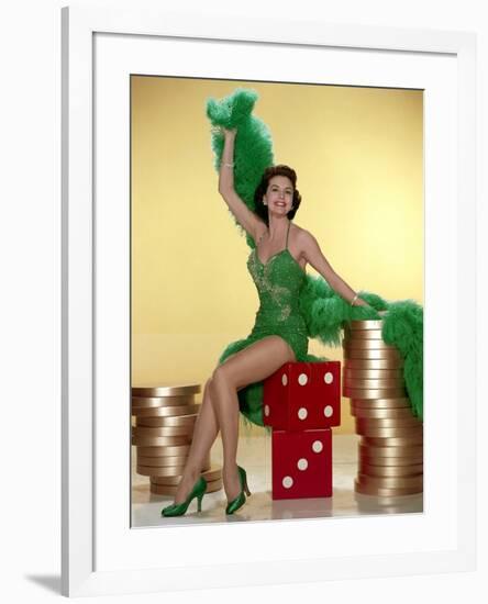 MEET ME IN LAS VEGAS, 1956 directed by ROY ROWLAND Cyd Charisse (photo)-null-Framed Photo