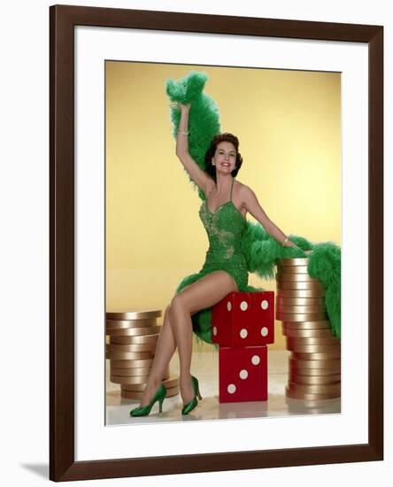 MEET ME IN LAS VEGAS, 1956 directed by ROY ROWLAND Cyd Charisse (photo)-null-Framed Photo