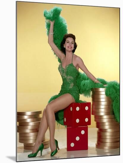 MEET ME IN LAS VEGAS, 1956 directed by ROY ROWLAND Cyd Charisse (photo)-null-Mounted Photo
