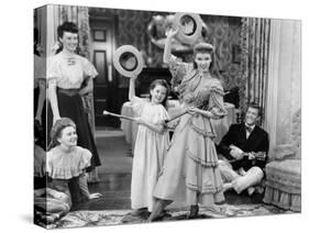 Meet Me In St. Louis, Margaret O'Brien, Judy Garland, 1944-null-Stretched Canvas