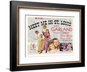 Meet Me in St. Louis, UK Movie Poster, 1944-null-Framed Art Print