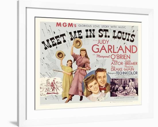 Meet Me in St. Louis, UK Movie Poster, 1944-null-Framed Art Print