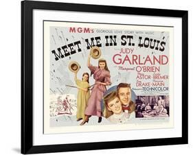 Meet Me in St. Louis, UK Movie Poster, 1944-null-Framed Art Print