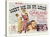 Meet Me in St. Louis, UK Movie Poster, 1944-null-Stretched Canvas