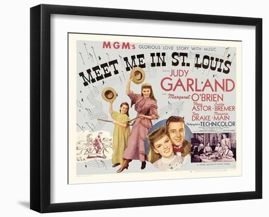 Meet Me in St. Louis, UK Movie Poster, 1944-null-Framed Art Print