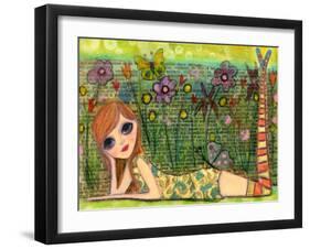 Meet Me in the Garden-Wyanne-Framed Giclee Print