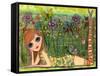 Meet Me in the Garden-Wyanne-Framed Stretched Canvas