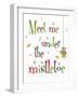 Meet Me Under the Mistletoe-Anna Quach-Framed Art Print