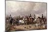 Meet of the Prince Consort's Harriers at Windsor in the Great Park, 1845-Henry Barraud-Mounted Giclee Print