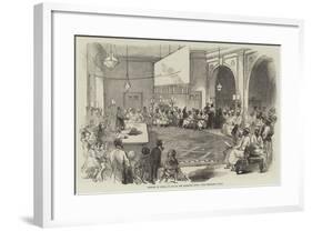 Meeting at Surat, in Aid of the Patriotic Fund-null-Framed Giclee Print