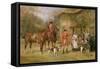 Meeting at the Three Pigeons-Heywood Hardy-Framed Stretched Canvas