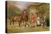 Meeting at the Three Pigeons-Heywood Hardy-Stretched Canvas