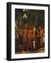 Meeting Between Governor Geronimo Matorras and Cacique Chief Paykin-null-Framed Giclee Print