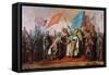 Meeting between Philip II, Capetian King of France and Henry II, Plantagenet King of England-Gillot Saint-Evre-Framed Stretched Canvas