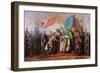 Meeting between Philip II, Capetian King of France and Henry II, Plantagenet King of England-Gillot Saint-Evre-Framed Giclee Print