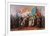 Meeting between Philip II, Capetian King of France and Henry II, Plantagenet King of England-Gillot Saint-Evre-Framed Giclee Print