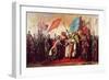 Meeting Between Philip II King of France and Henry II King of England, at Gisors, 21 January 1188-Gillot Saint-Evre-Framed Giclee Print