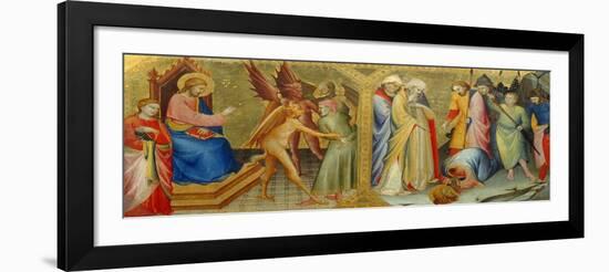Meeting Between Saints James and Hermogenes-Lorenzo Monaco-Framed Giclee Print