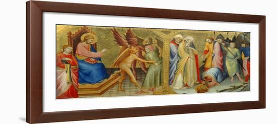 Meeting Between Saints James and Hermogenes-Lorenzo Monaco-Framed Giclee Print