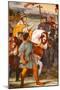 Meeting between St. Leo the Great and Attila. 1511-1514 (Fresco)-Raphael (1483-1520)-Mounted Giclee Print