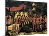 Meeting in 1774 Between Governor Geronimo Matorras and Indian Chief Paykin-null-Mounted Giclee Print