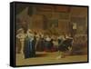 Meeting in an Interior (Oil on Canvas)-Dirck Hals-Framed Stretched Canvas