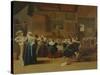 Meeting in an Interior (Oil on Canvas)-Dirck Hals-Stretched Canvas