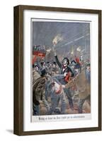 Meeting in Favour of Boers Disturbed by the Anti-Nationalists, 1900-Oswaldo Tofani-Framed Giclee Print